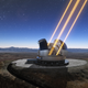 An illustration of the Extremely Large Telescope.